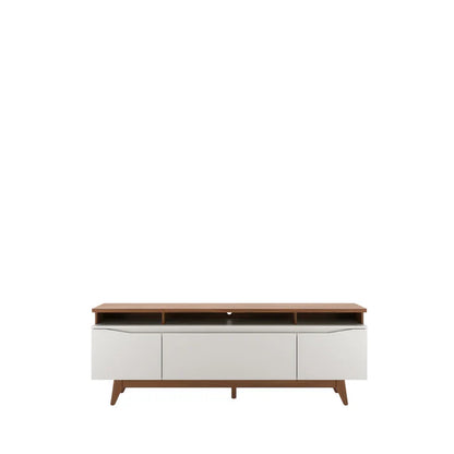 Conjunto Sala de Estar Completo Rack para TV até 75” Flynt com Painel Oslo - Sofá 3 Lugares Madrid - Mesa de Centro Elia