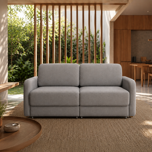 Sofá Cama Retrátil e Reclinável 3 Lugares Hudson 190 cm