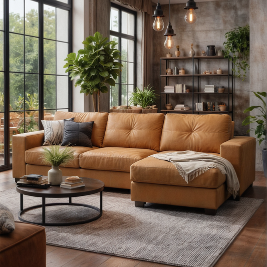 Sofá 5 Lugares com Chaise Lado Direito Avalon 296 cm