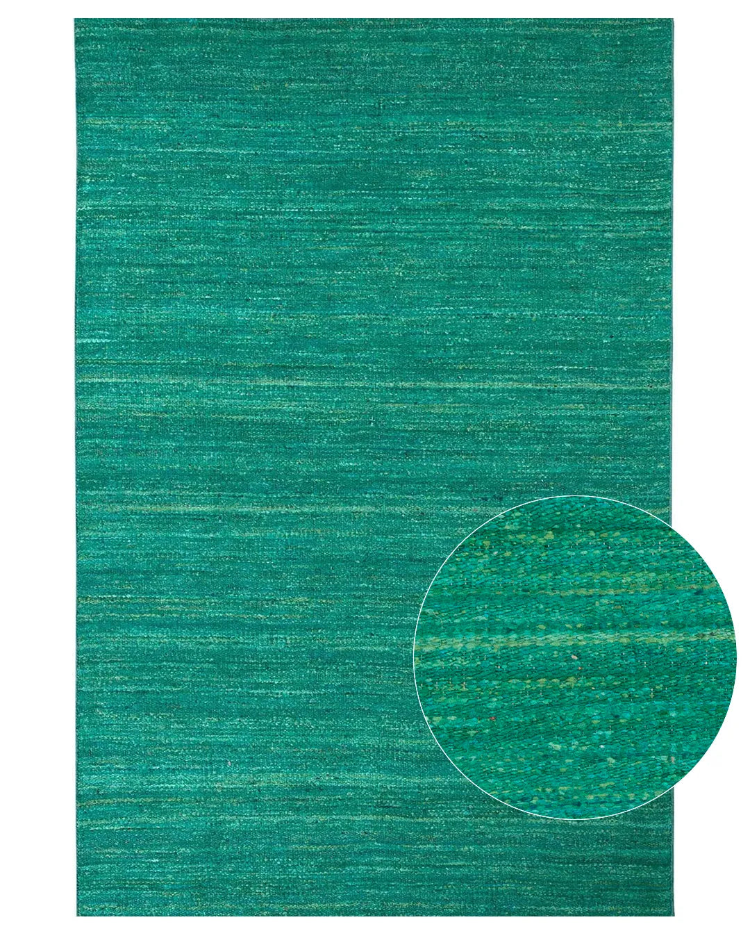 Tapete Artesanal Indiano para Sala e Quarto Shakti 200 x 300 cm - Sari Verde
