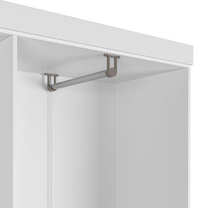 Guarda-Roupa Solteiro 4 Portas Jacob 135 cm - Branco