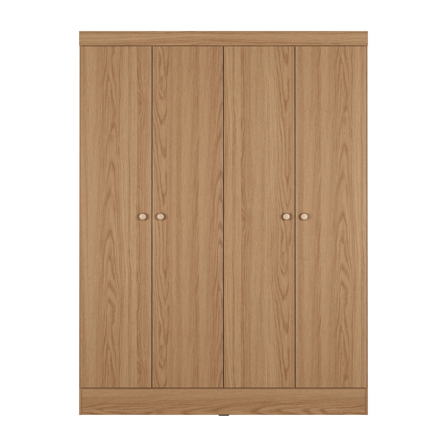 Guarda-Roupa Solteiro 4 Portas Jacob 135 cm - Carvalho