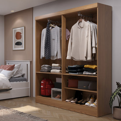 Guarda-Roupa Solteiro 4 Portas Jacob 135 cm