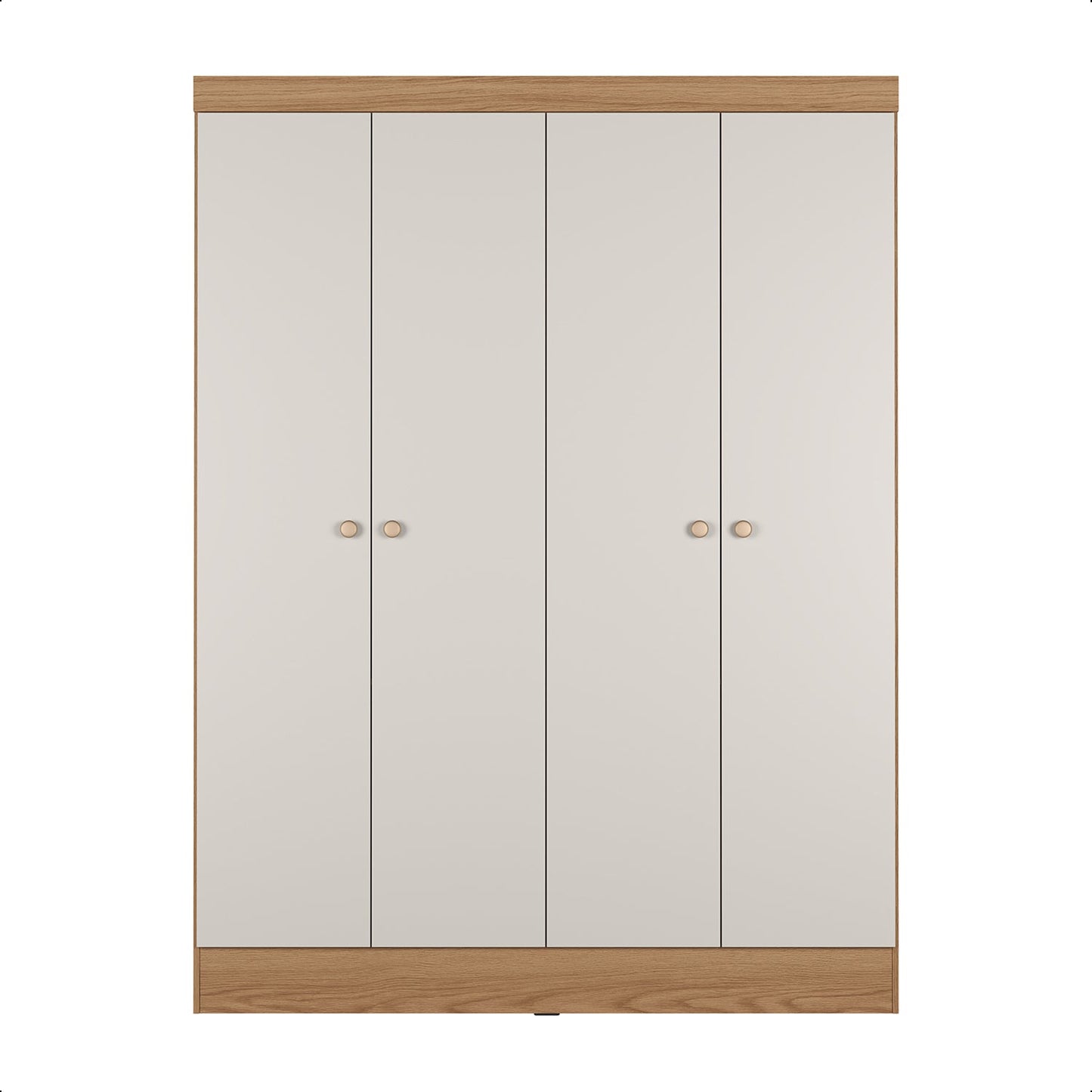 Guarda-Roupa Solteiro 4 Portas Jacob 135 cm