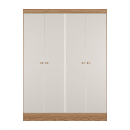 Guarda-Roupa Solteiro 4 Portas Jacob 135 cm