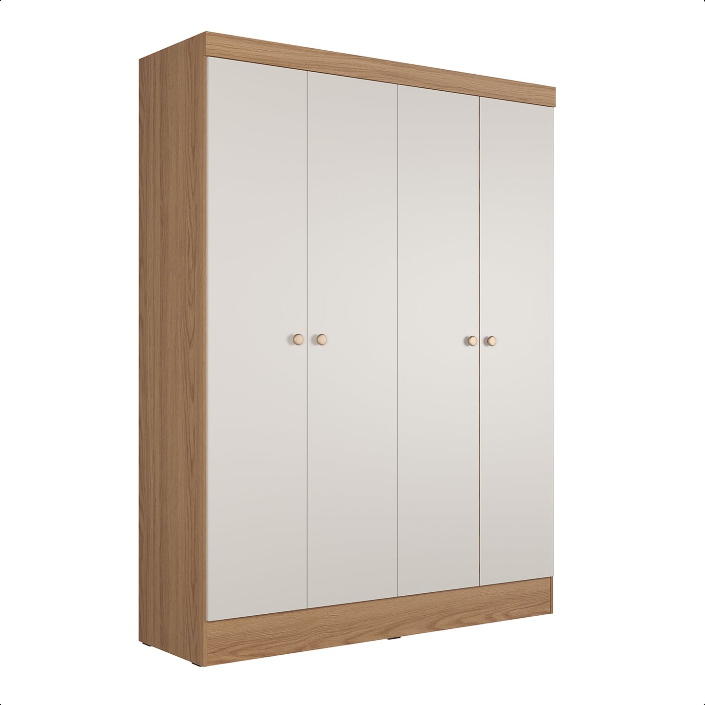 Guarda-Roupa Solteiro 4 Portas Jacob 135 cm