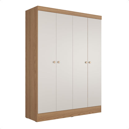 Guarda-Roupa Solteiro 4 Portas Jacob 135 cm