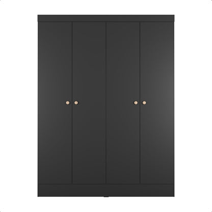 Guarda-Roupa Solteiro 4 Portas Jacob 135 cm
