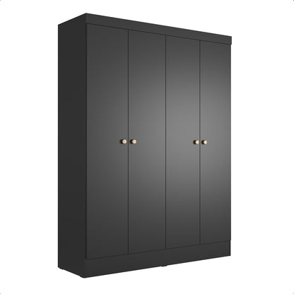 Guarda-Roupa Solteiro 4 Portas Jacob 135 cm