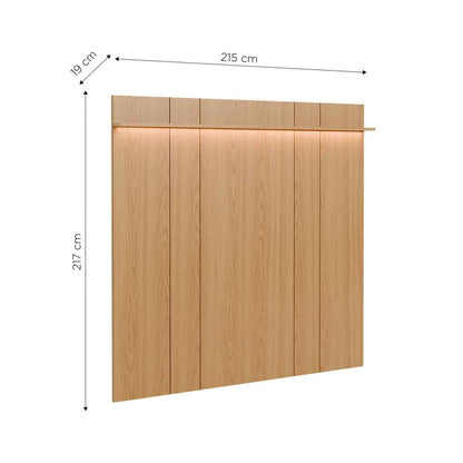 Painel para TV Até 85” com Prateleira e LED Neon Float 215 cm